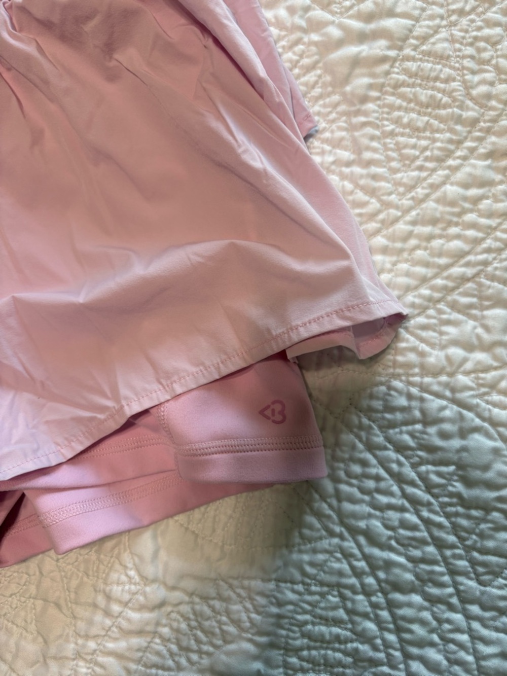 Target x Blogilates Pink Ruffle Shorts - Picture 2 of 5